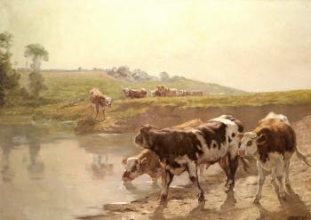 文薩斯雷 瓦斯拉夫 佈若茨客 Cattle In A Pasture